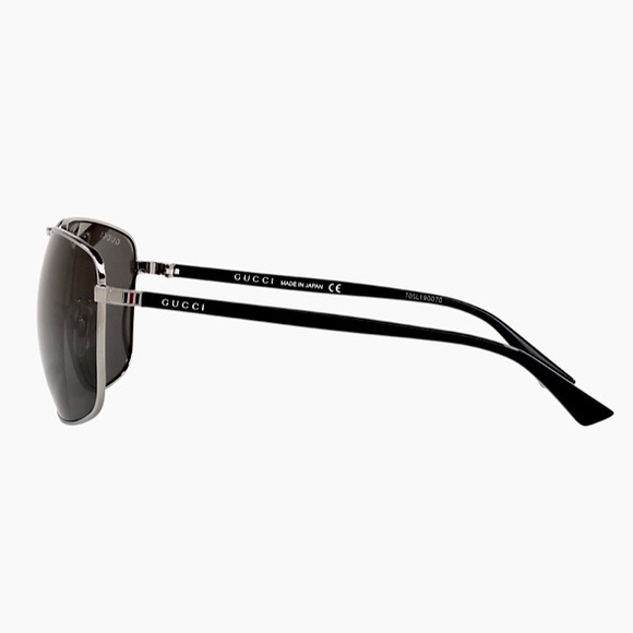 Gucci GG0065SK 001 Square Pilot Sunglass reg.$579 - Picture 3 of 7